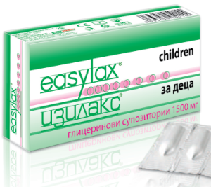 Изилакс супозитории за деца 1500 мг. x 18 бр.